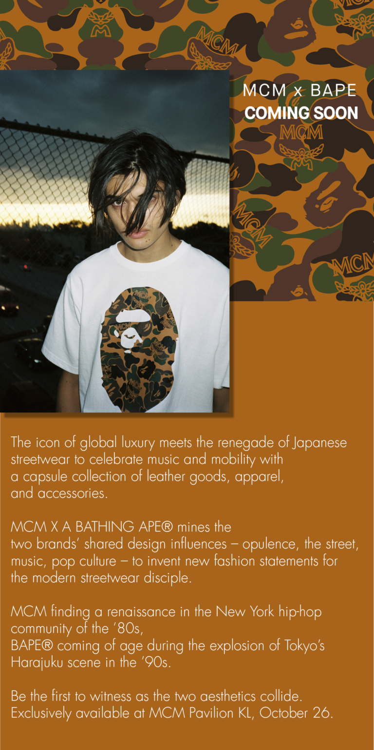 MCM x BAPE Web Post 2.0 â The Melium Group